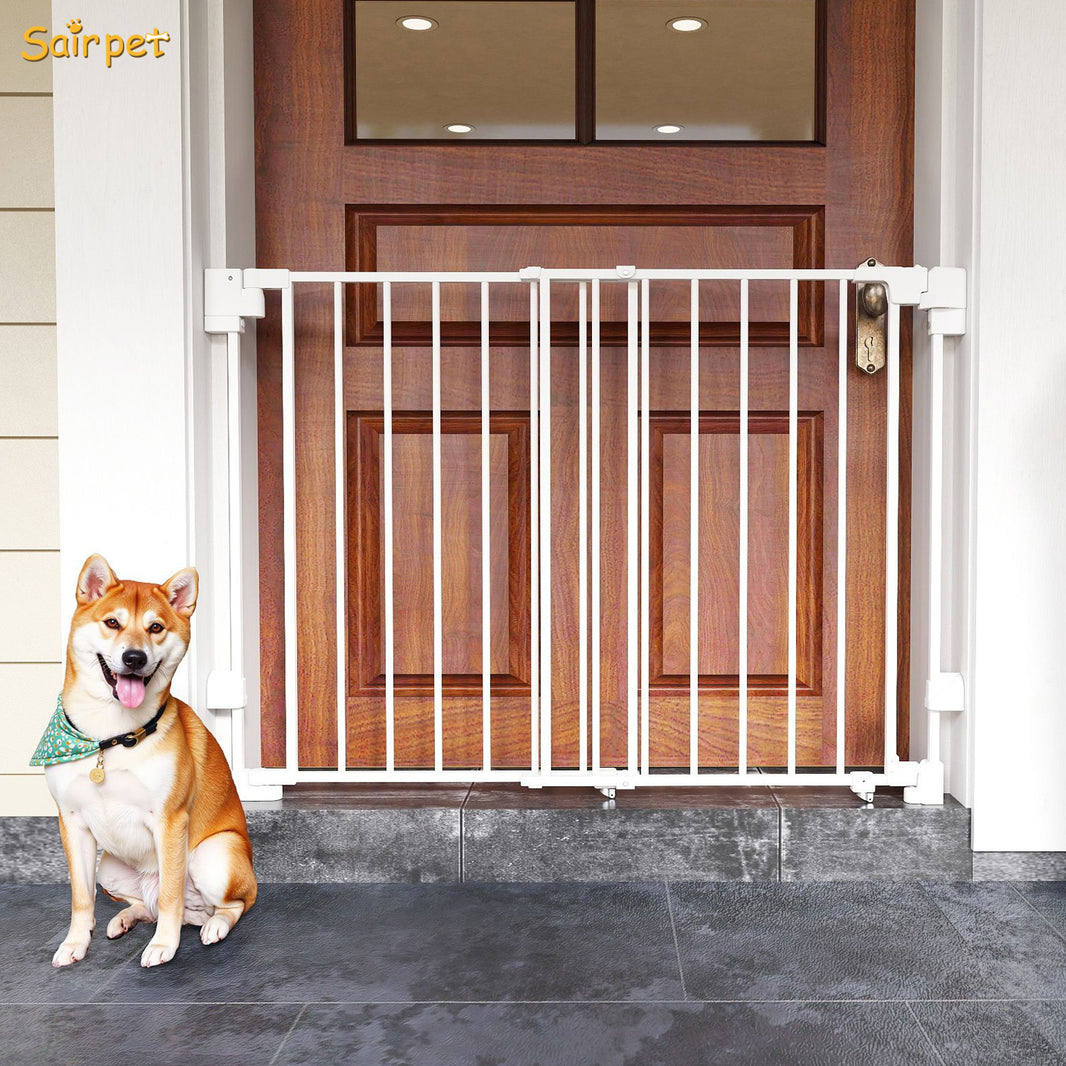 No Bottom Bar Metal Pet Gate(SH21.002B)