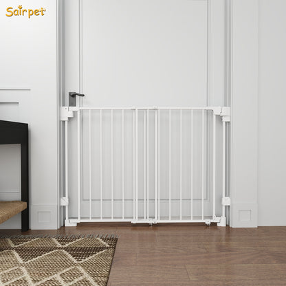 No Bottom Bar Metal Pet Gate